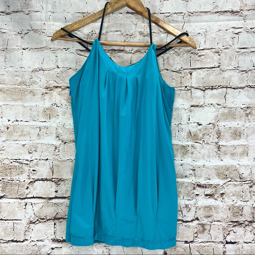 LULULEMON FLOW & GO TANK OASIS & BLACK